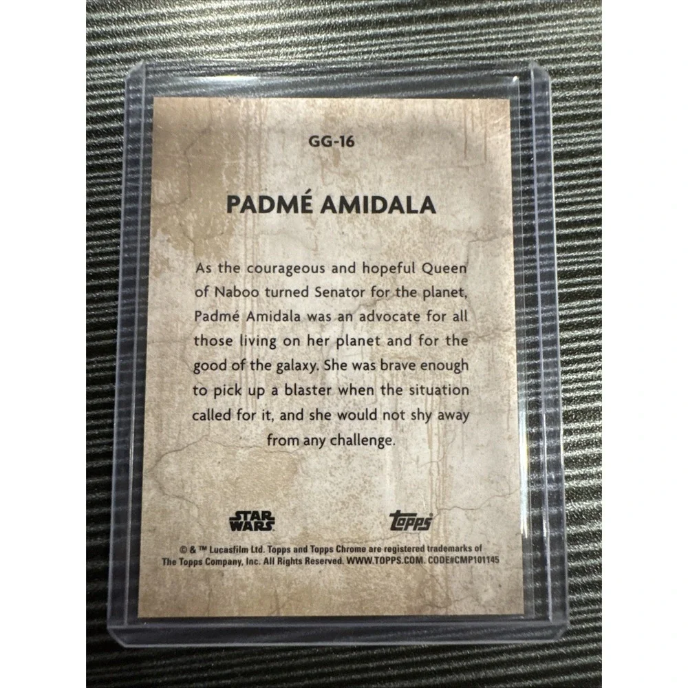 2025 Topps Chrome Star Wars Padme Amidala Galactic Graffiti SP #GG-16